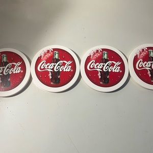 Coca-cola coaster set (4).
